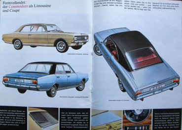 Opel Modelprogram 1969 Carbrochure (8226)